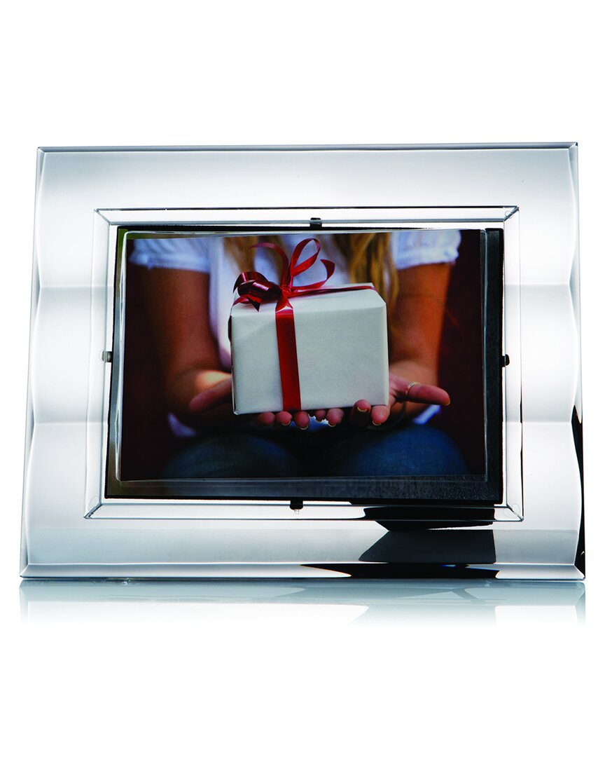 Rogaska Zoom 5x7 Picture Frame In Transparent
