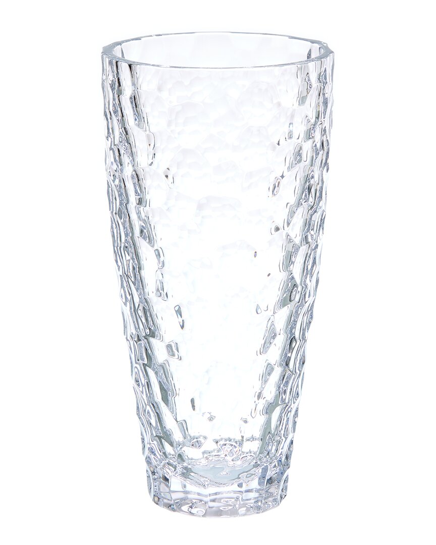 Wedgwood Vera Wang Sequin 9in Vase In Transparent