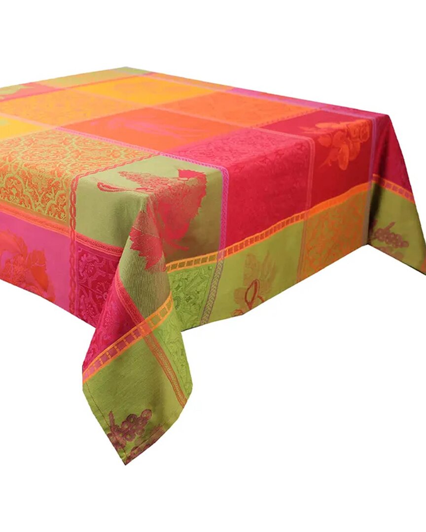 Garnier Thiebaut Mille Tutti Frutti Sangria Round Tablecloth