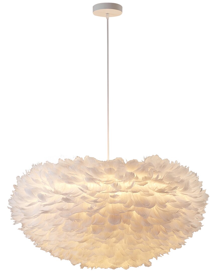 Bethel International Chandelier In White