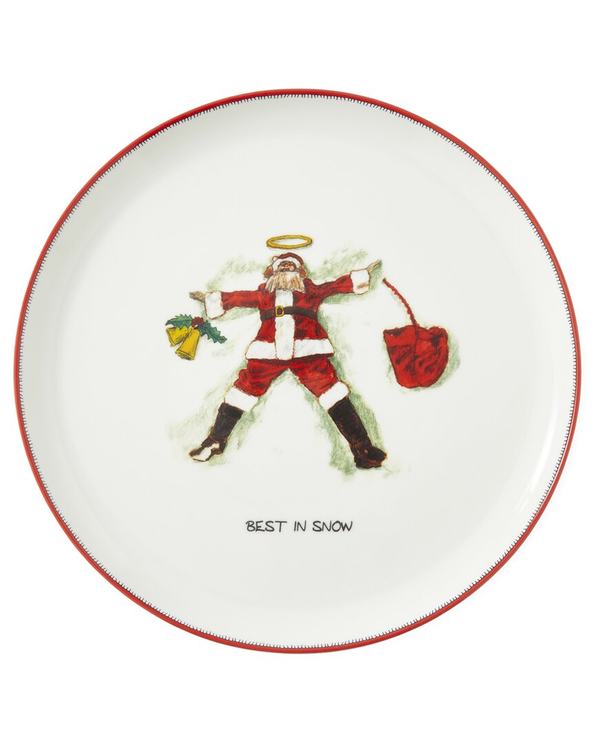 Spode Kit Kemp Doodles Best In Snow Cake Stand
