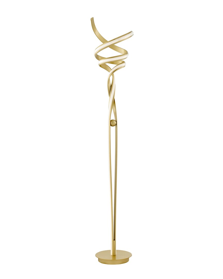 Finesse Decor Munich Led Sandy Gold 63in Floor Lamp