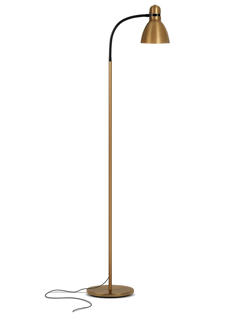 Brightech Avery Brass Modern Led Floor Lamp