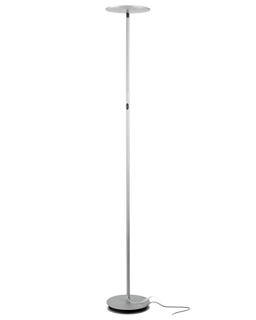 Brightech Sky Led Floor Lamp In Silver