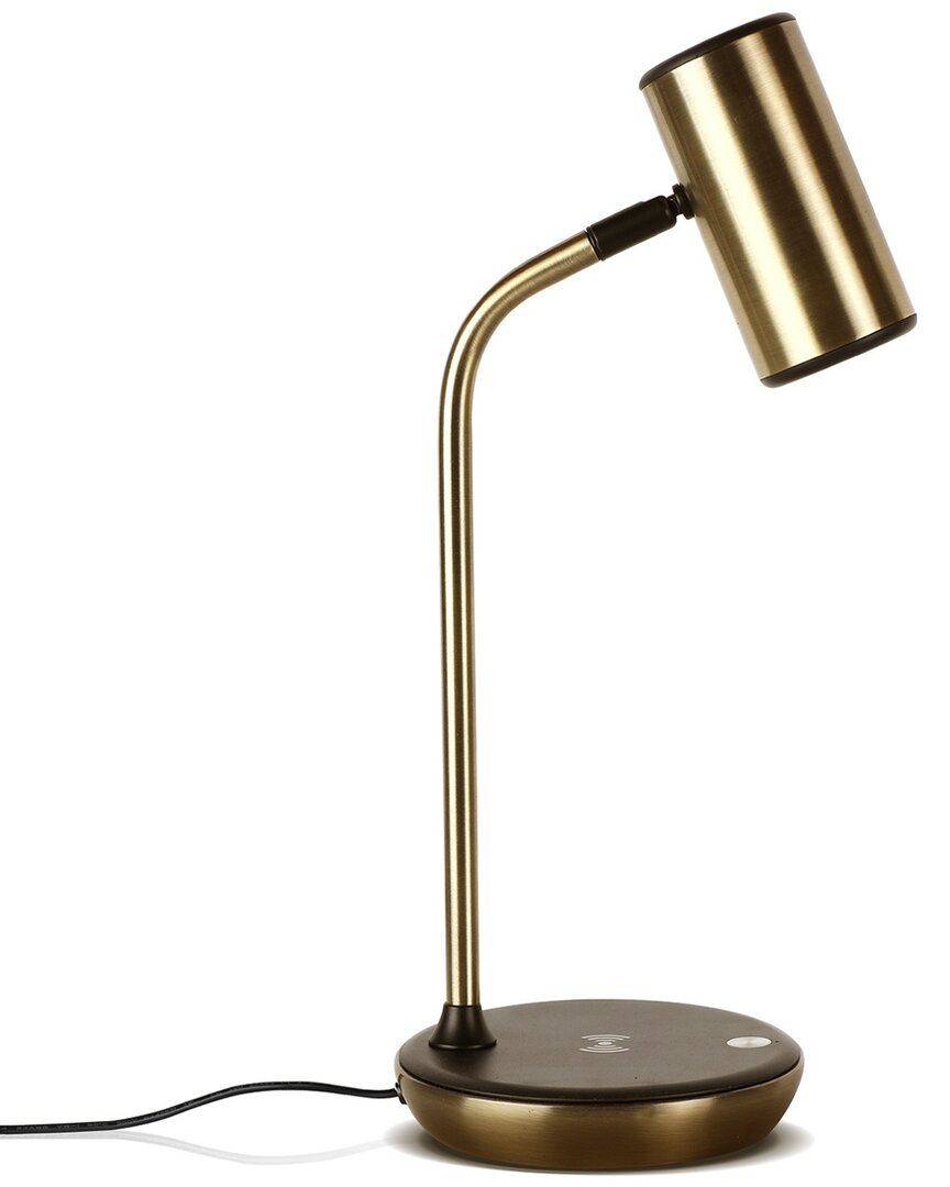 Brightech Ezra Brass Led Table Lamp