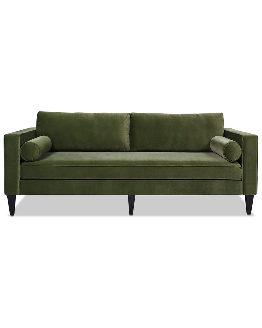 Jennifer Taylor Home Nicholi 84 Mid-century Modern Sofa In Green