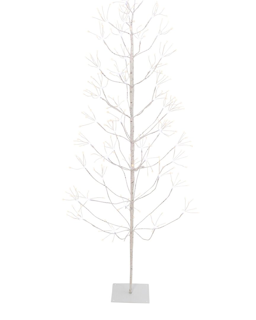Gerson International 72-inch Tall White Electric Birch Tree With 588 Mu