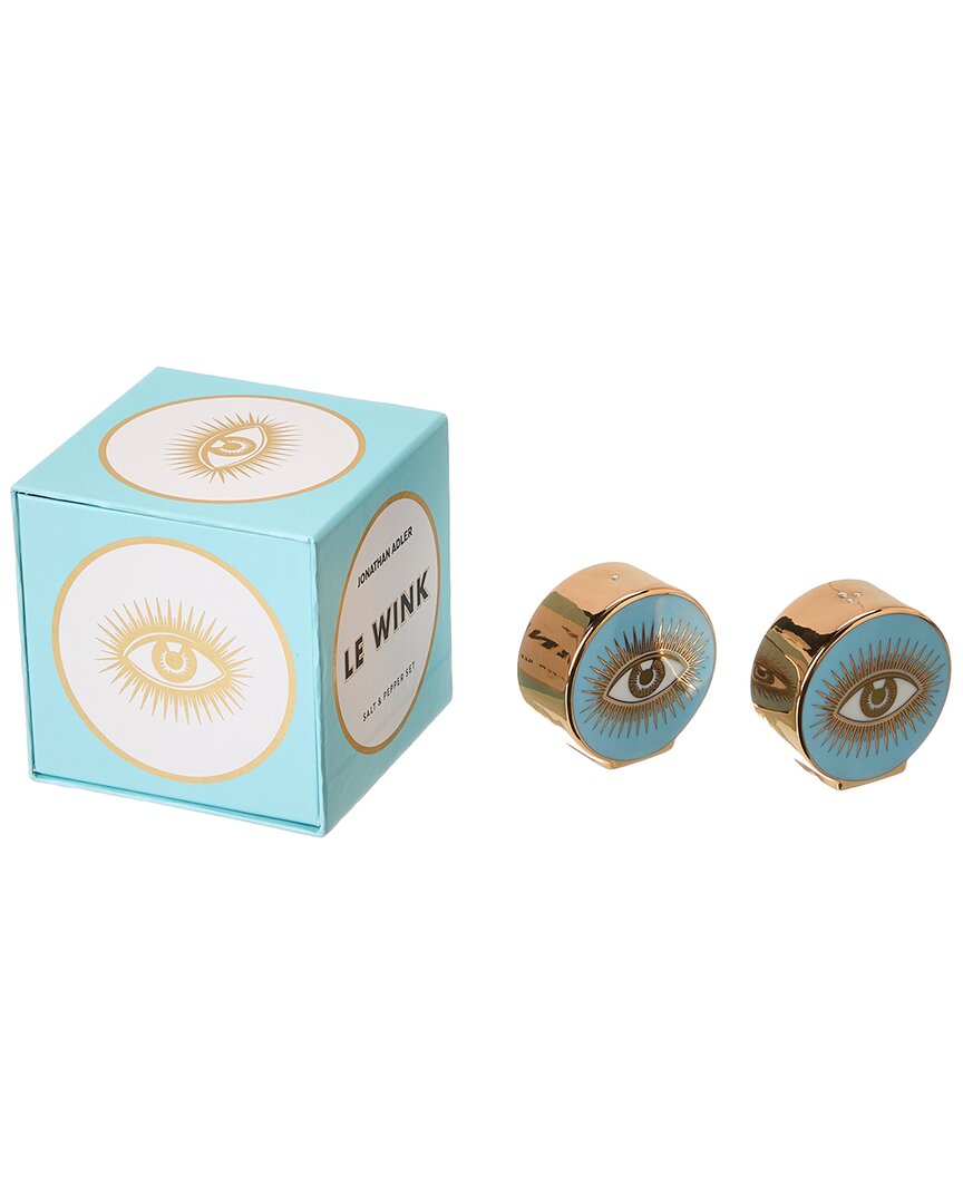 Jonathan Adler Le Wink Salt & Pepper Set In White