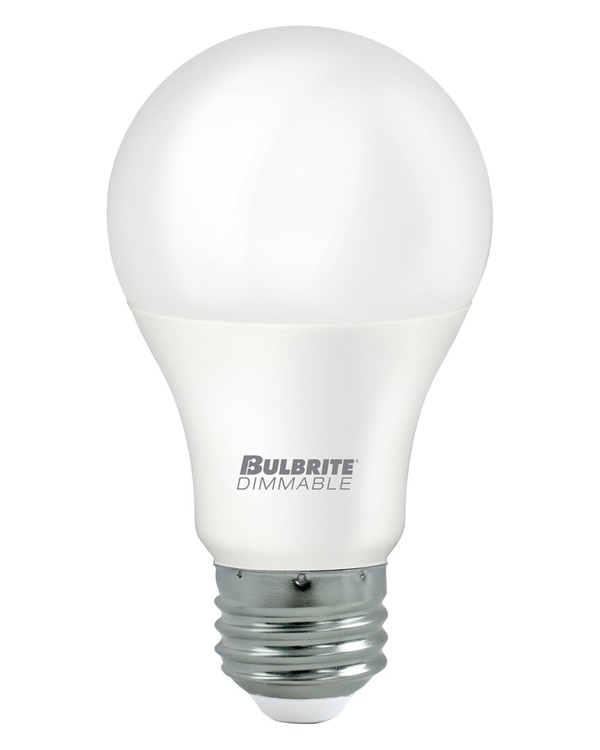 Bulbrite Pack Of 4-11 Watt Dimmable Frost A19 Led Bulbs With Medium (e26) Base