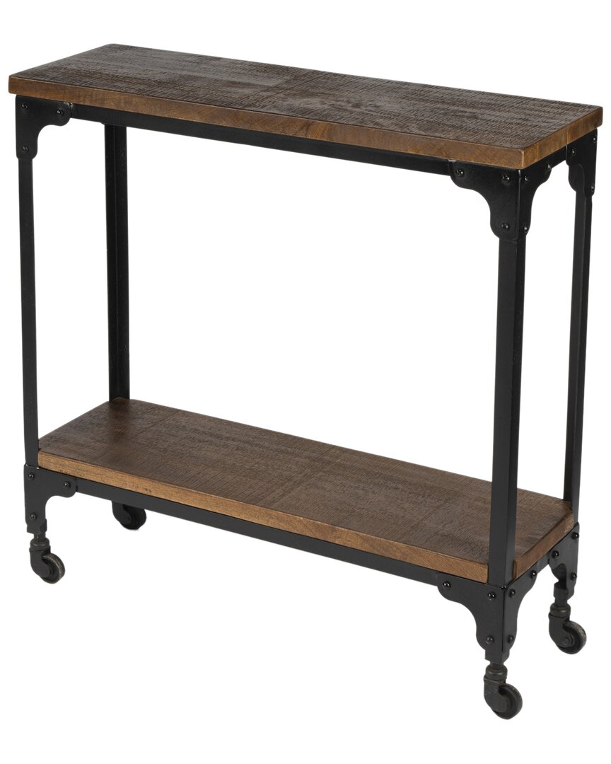 Butler Specialty Company Gandolph Industrial Chic Console Table In Brown