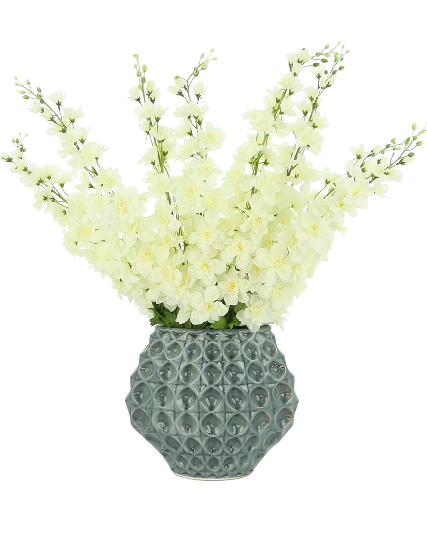 Creative Displays White Delphinium Floral Arrangement