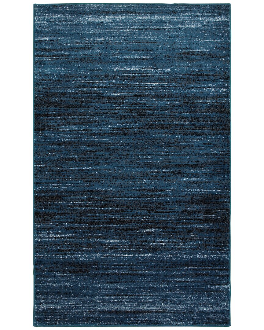 Lr Home Matrix Performance Area Rug In Blue
