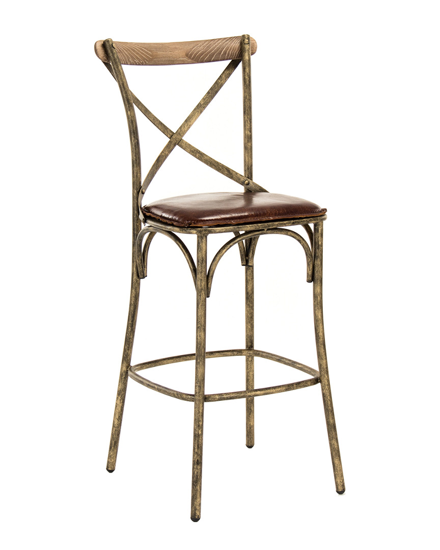 Zentique Manos Bar Stool In Brown