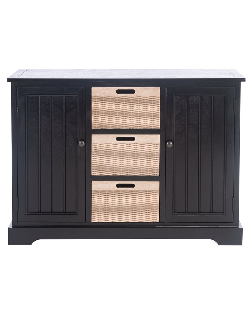 Safavieh Landers 2 Doors & 3 Removable Bask In Black