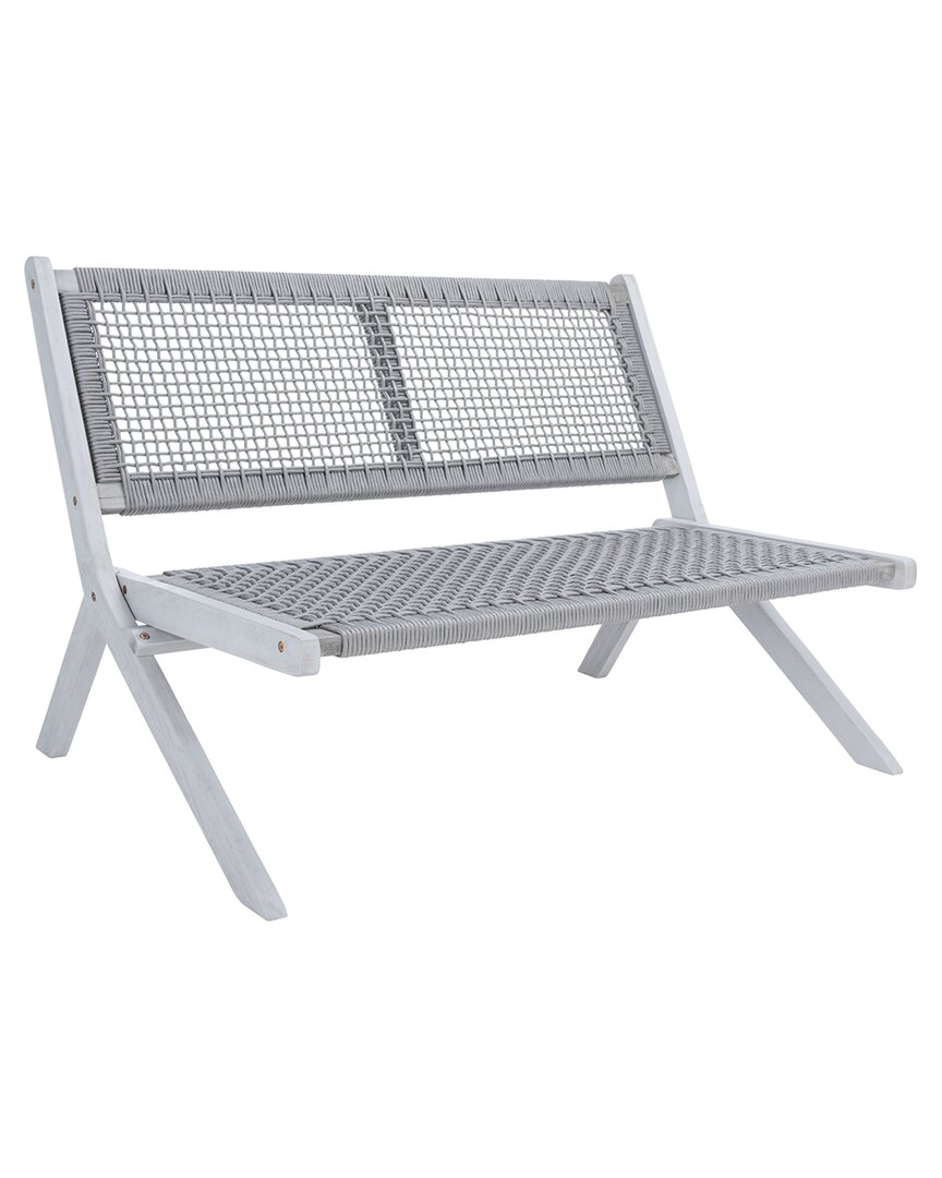 Safavieh Kobina Outdoor Bench In Grey