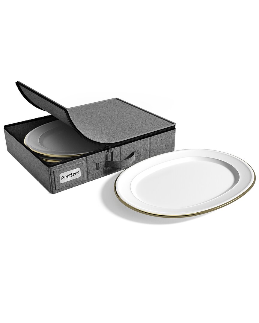 Sorbus Platter Storage Organizer