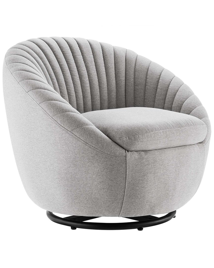 Modway Whirr Tufted Fabric Swivel Chair