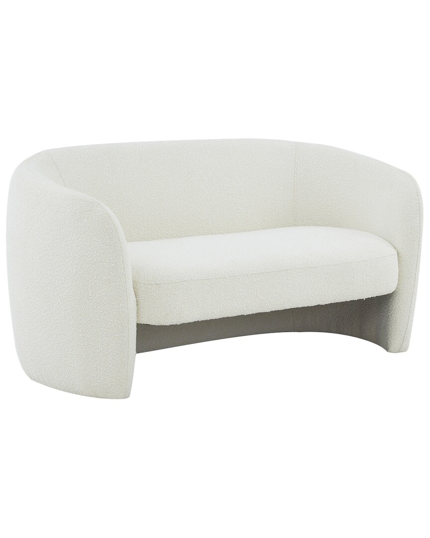 SAFAVIEH COUTURE SAFAVIEH COUTURE ZHAO BOUCLE CURVED LOVESEAT