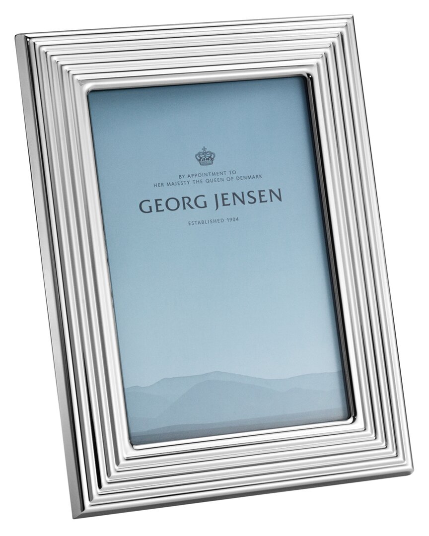 Georg Jensen Hand Polished 4x6 Picture Frame
