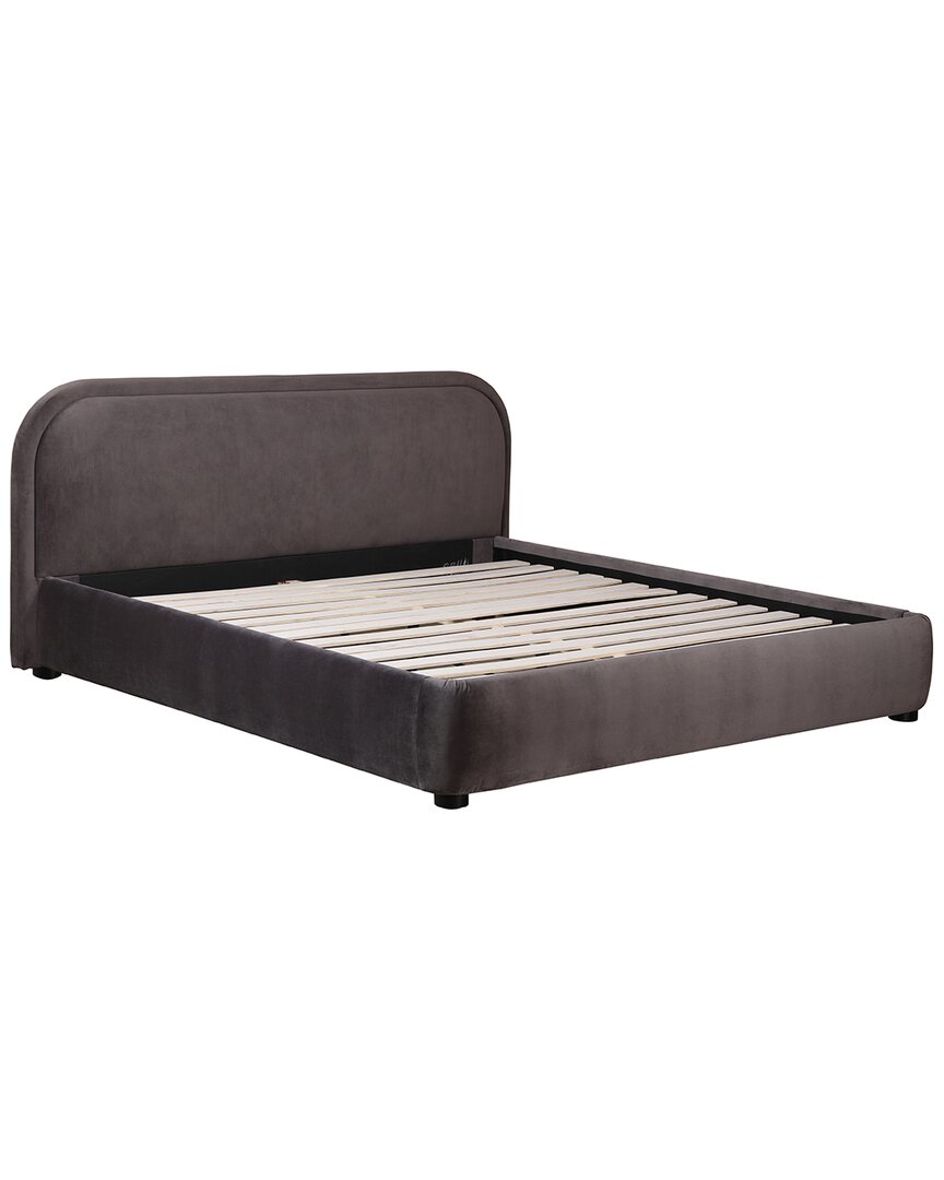 Moe's Home Collection Colin Queen Bed In Charcoal