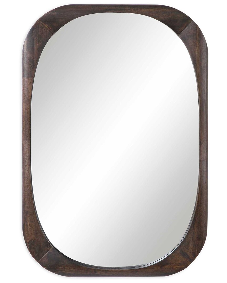 Uttermost Sheldon Mid-century Mirror In Brown