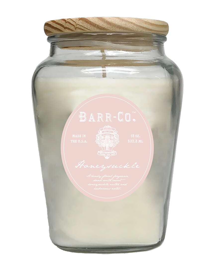 Barr-co. Honeysuckle Vase Candle In Clear