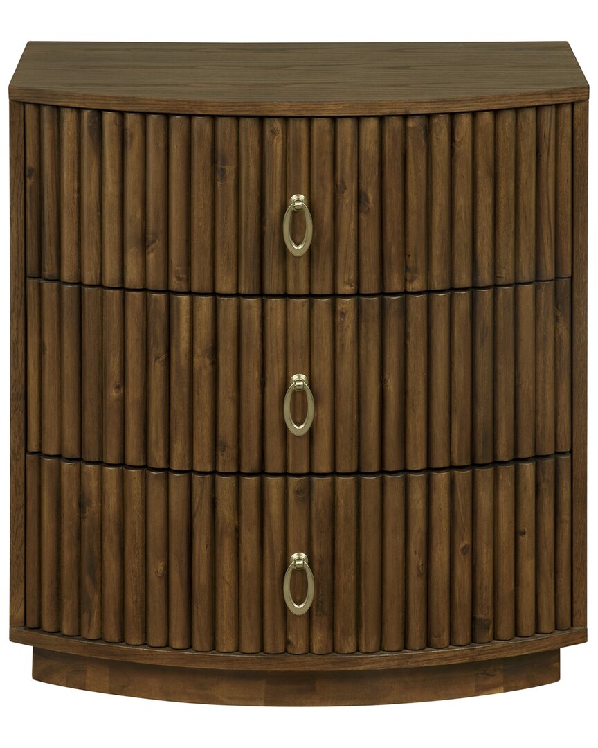 Linon Ciarra 3-drawer Nightstand