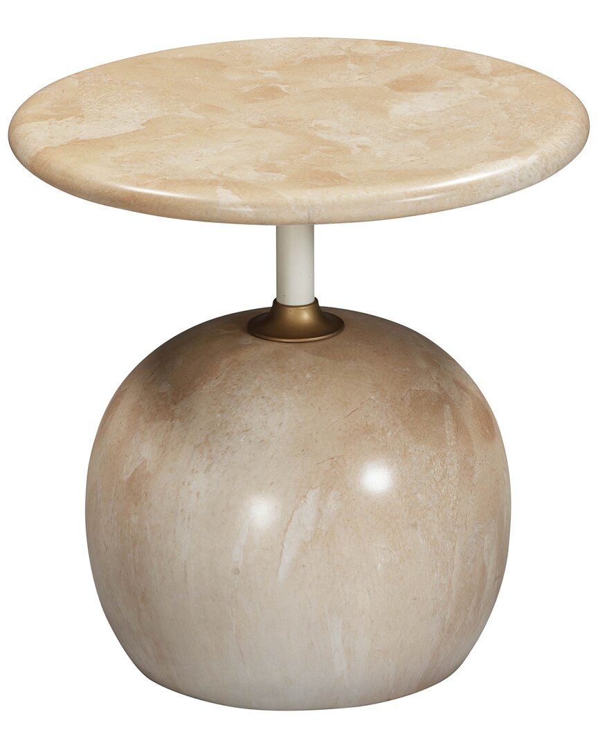 TOV FURNITURE TOV FURNITURE MIRE FAUX MARBLE SIDE TABLE