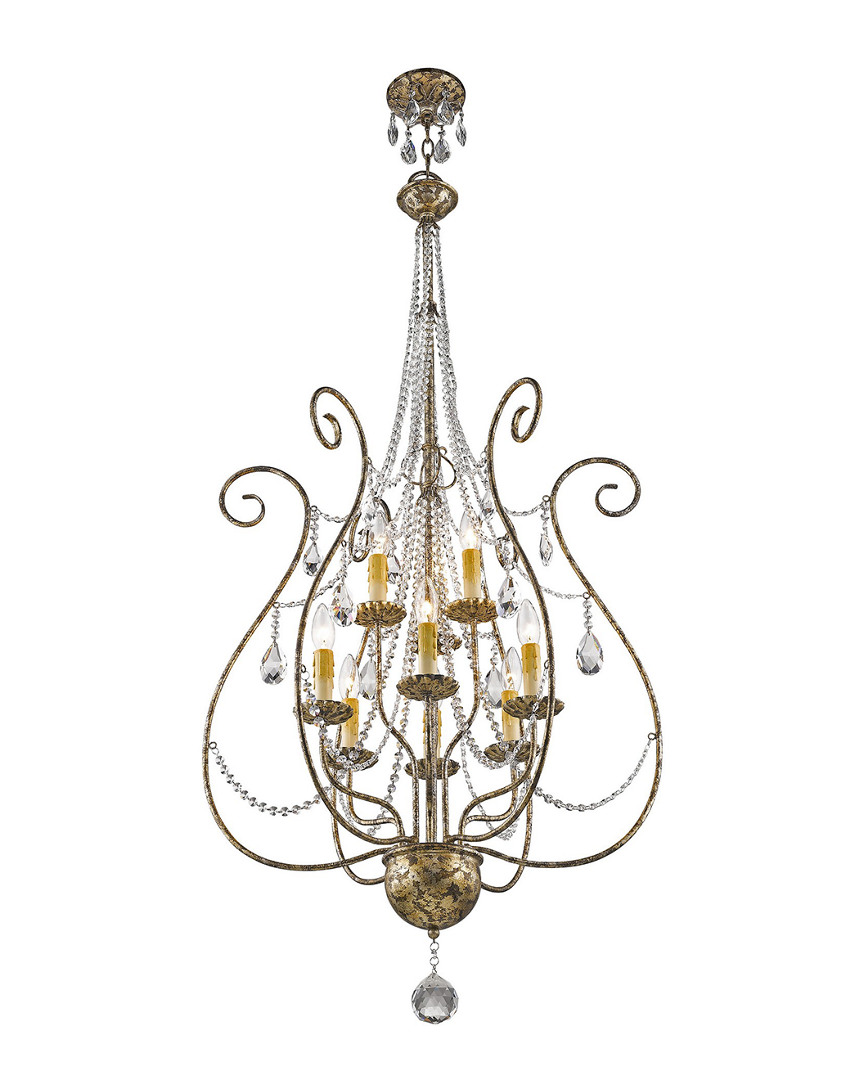 Livex Lighting Livex Isabella 6-light + 3-light Eb Foyer Chandelier