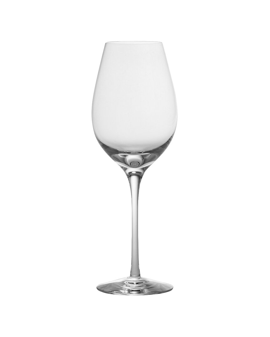 Orrefors Set Of 2 Difference Crisp Wine Glasses In Clear