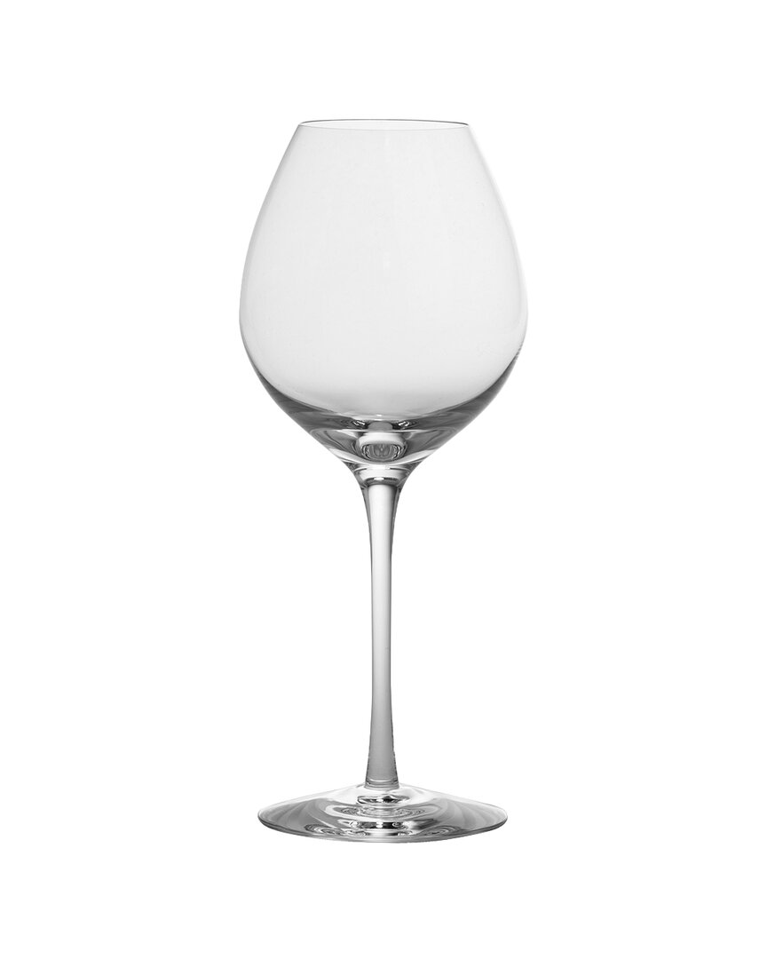 Orrefors Set Of 2 Difference Fruit Wine Glasses In Clear