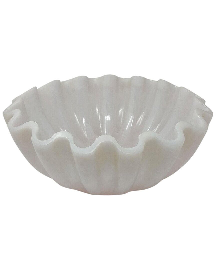 Bidkhome Salad Bowl In White