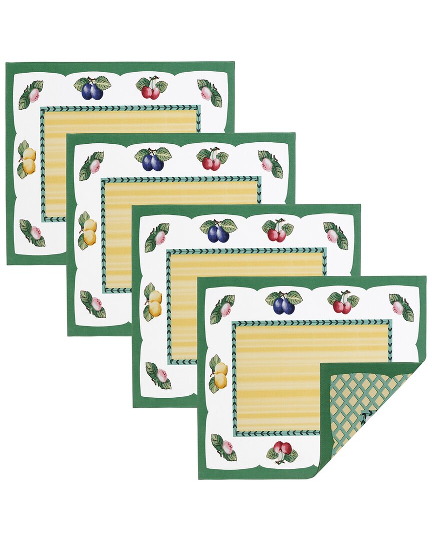 Villeroy & Boch French Garden 4-pc. Reversible Placemat Set In Multi