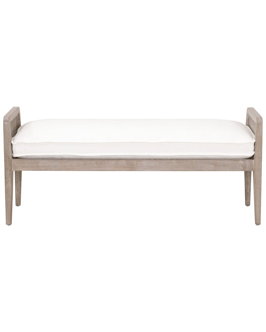 Essentials For Living Leone Bench In White