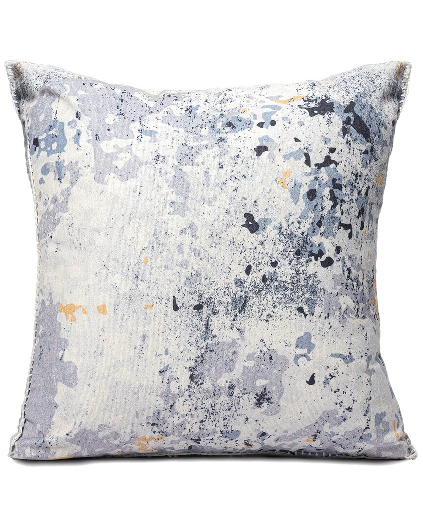 Lr Home Charisse Modern Abstract Indoor/outdoor Throw Pillow In Gray