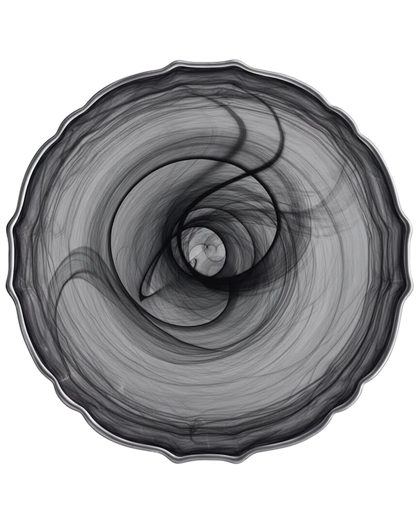 American Atelier Alabaster Scallop Tray In Gray