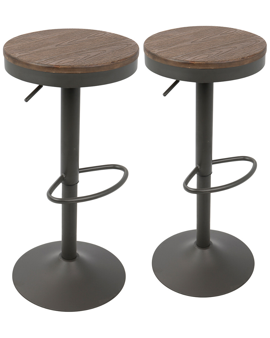 Lumisource Set Of 2 Dakota Barstools