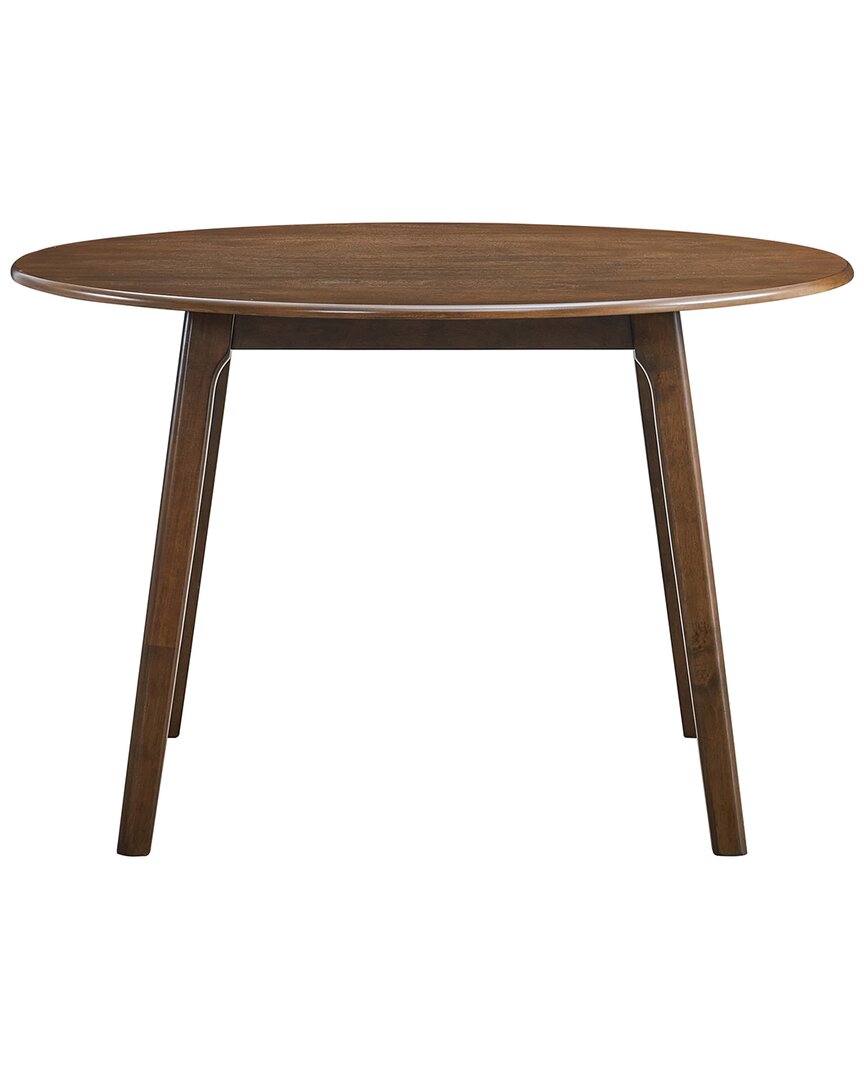 Acme Furniture Keiki Round Dining Table In Brown