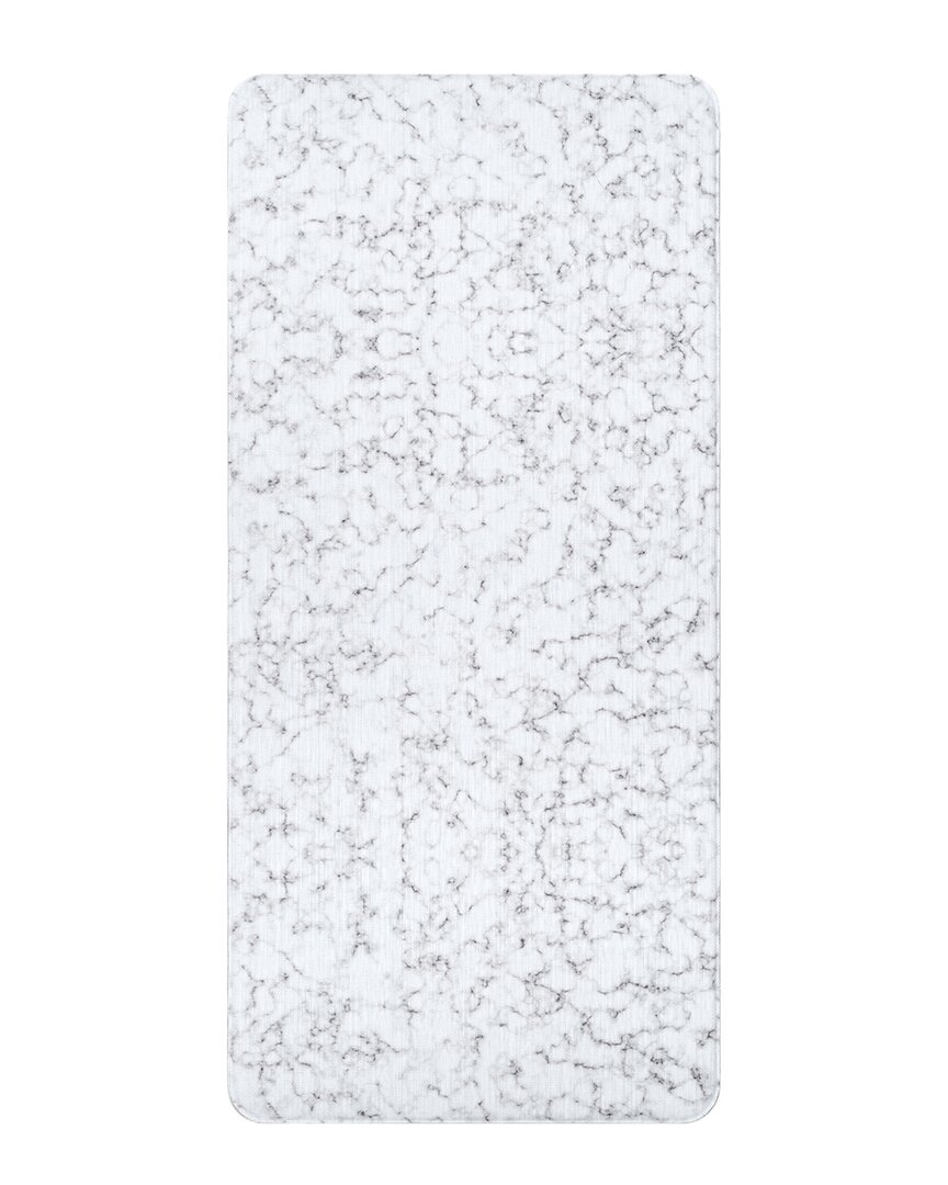 Nuloom Abstract Marble Anti Fatigue Comfort Mat In Light Grey