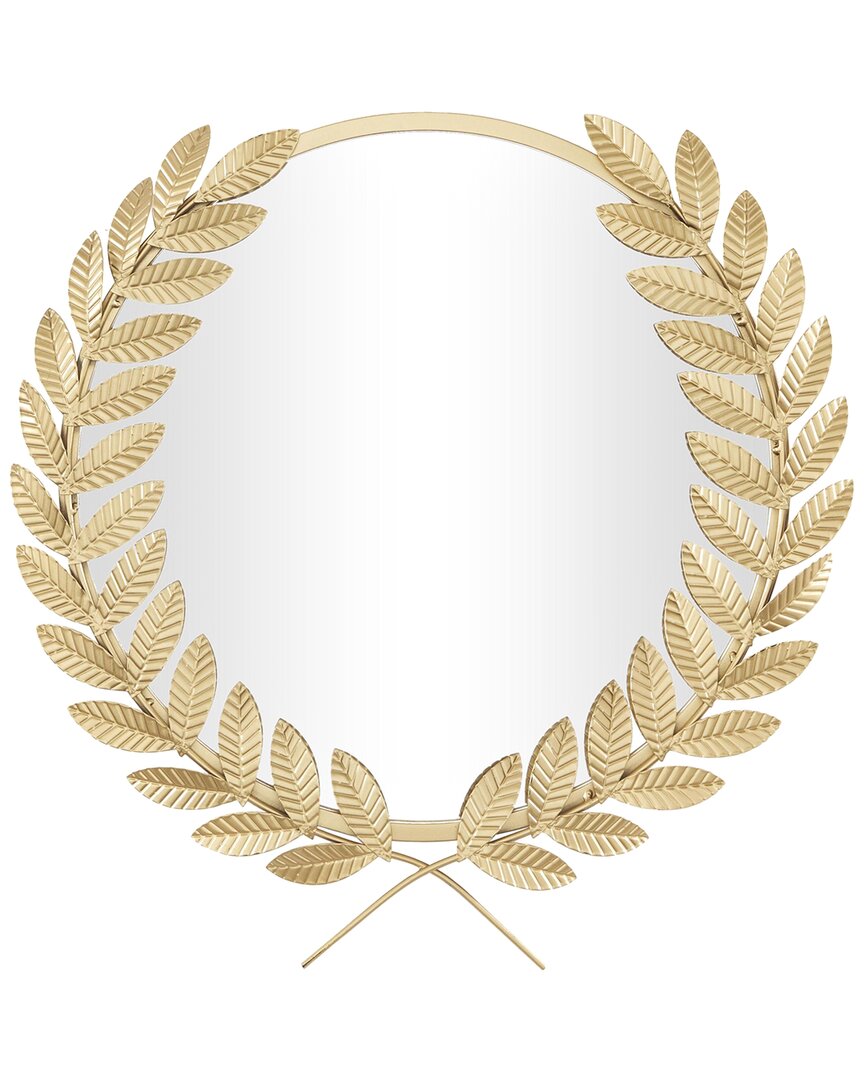 Cosmoliving By Cosmopolitan Traditional Wall Mirror In Gold
