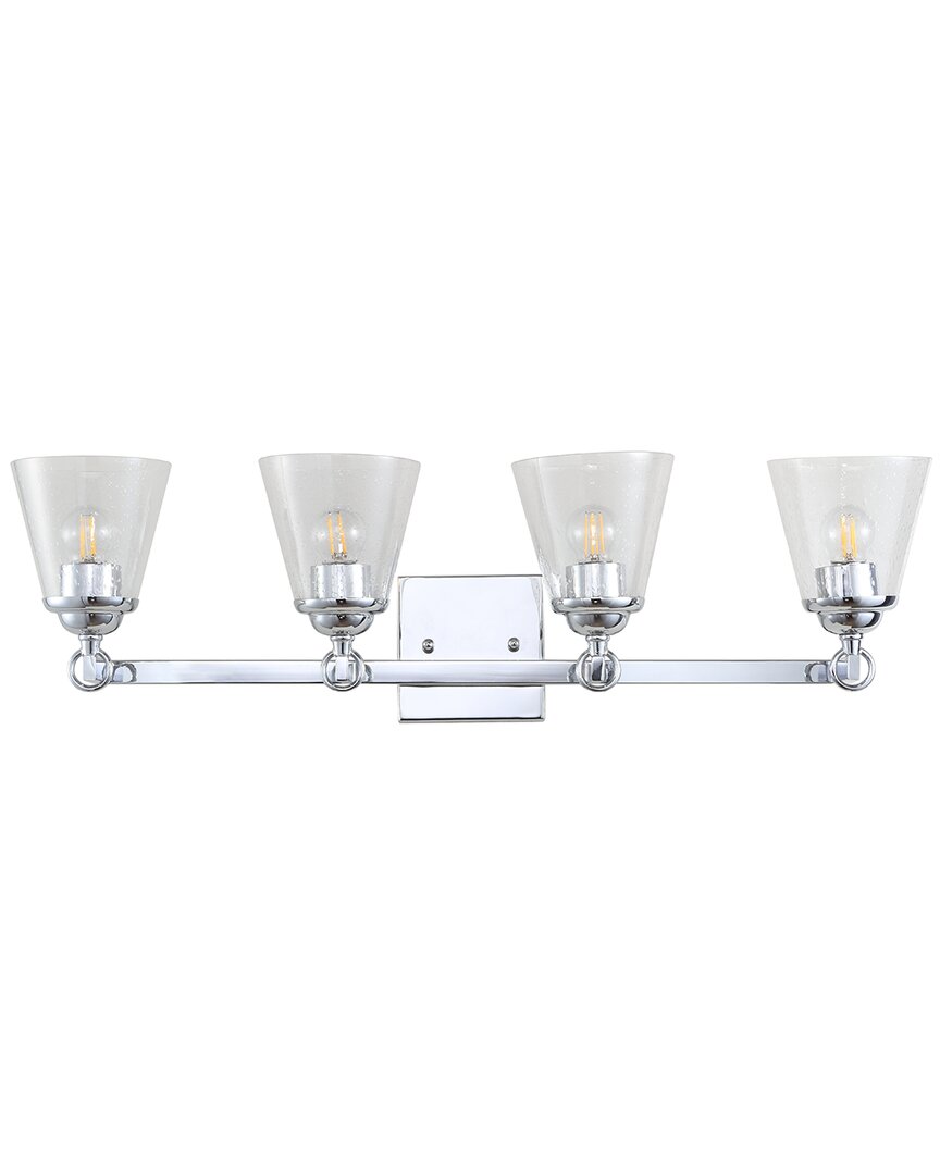 Jonathan Y Designs 4-light Marion Chrome Vanity Light