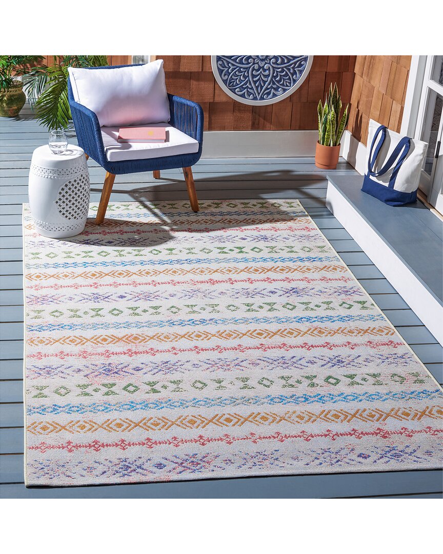 Safavieh Summer Fiero Power-loomed Indoor/outdoor Rug In Multi
