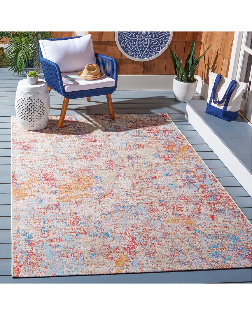 Safavieh Summer Vibral Power-loomed Indoor/outdoor Rug In Multi