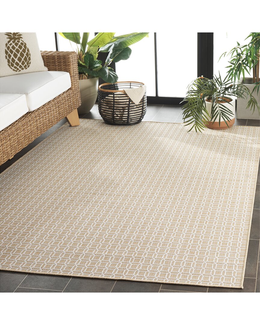 Safavieh Terrace Rion Power-loomed Indoor/outdoor Rug In Neutral