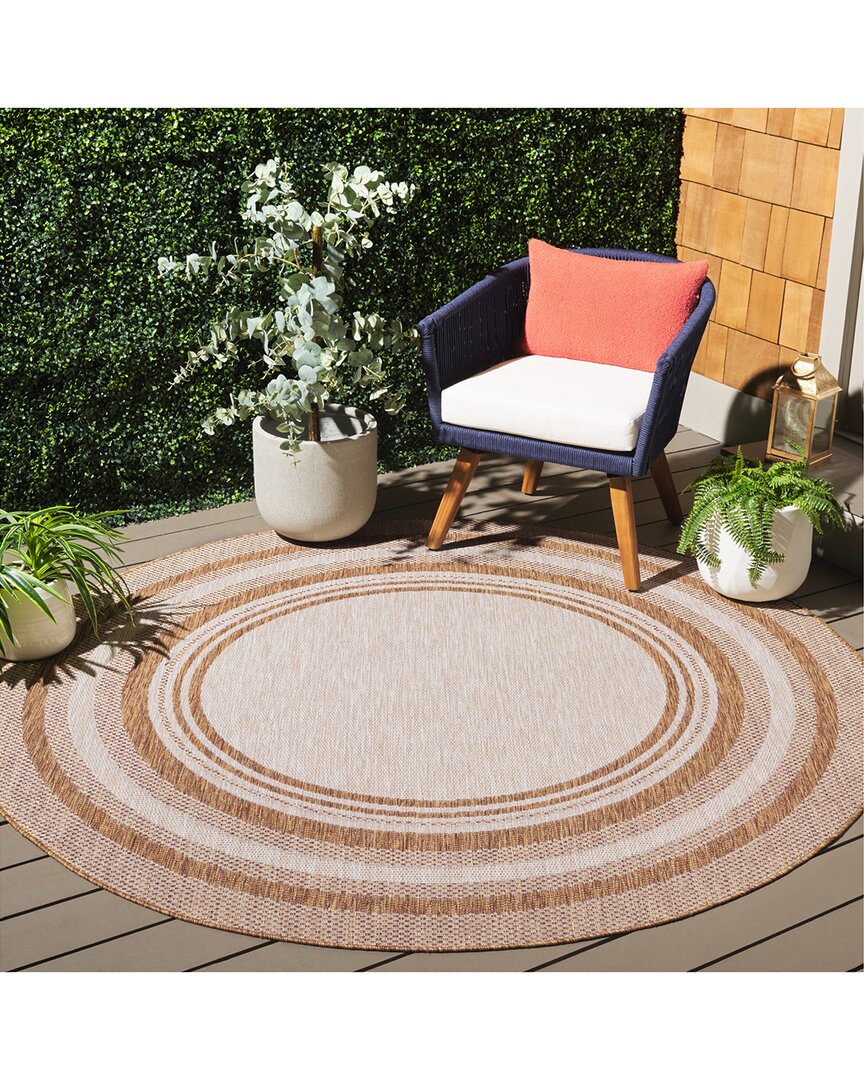 Safavieh Beach House Embera Power-loomed Indoor/outdoor Rug In Brown
