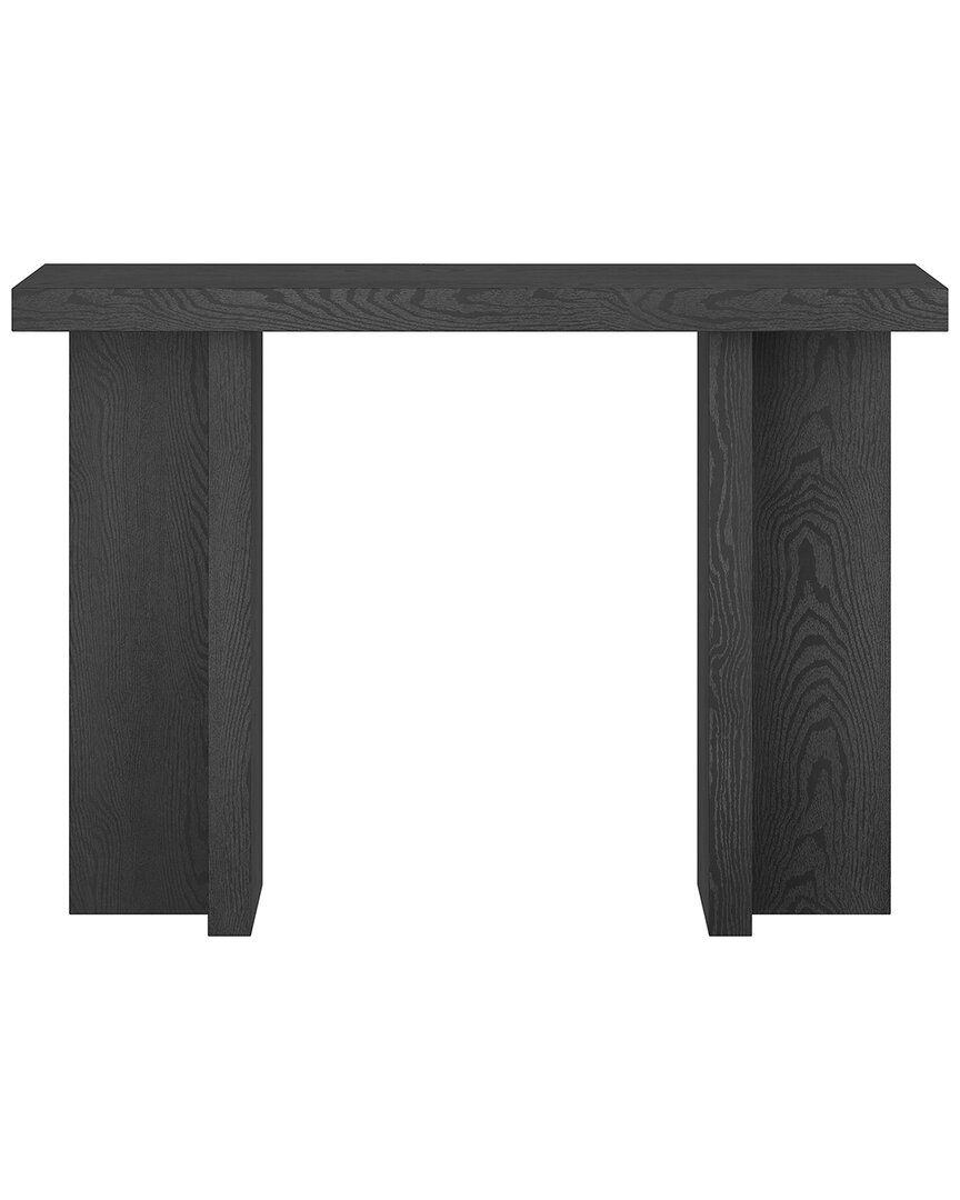 Abraham + Ivy Dimitra 42 Wide Rectangular Console Table In Blac