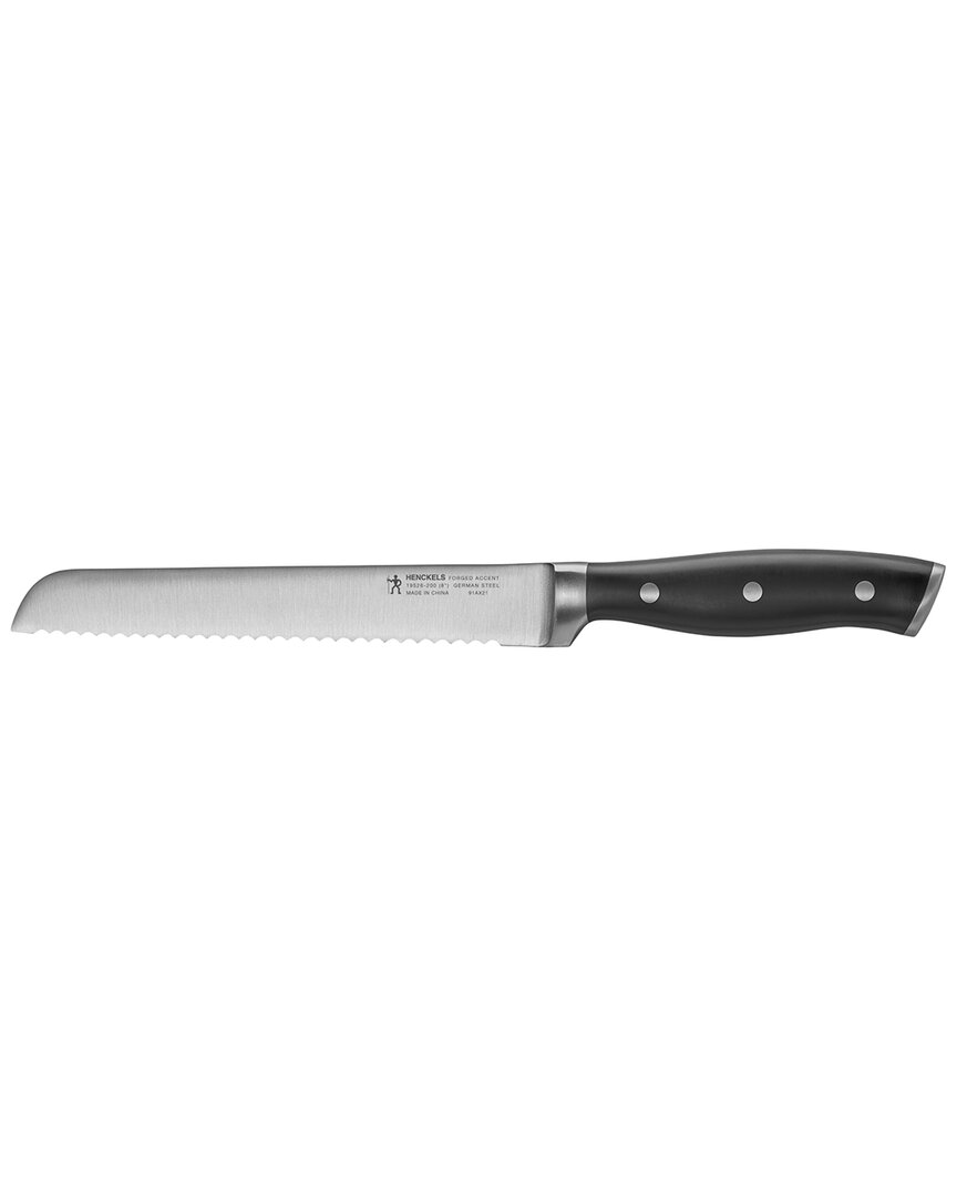 Zwilling J.a. Henckels Forged Accent 8in Bread Knife In Black