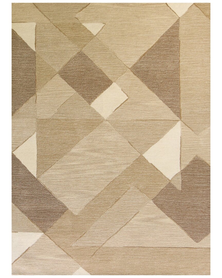 Bashian Rugs Bashian Greenwich Malik Wool-blend Area Rug In Beige