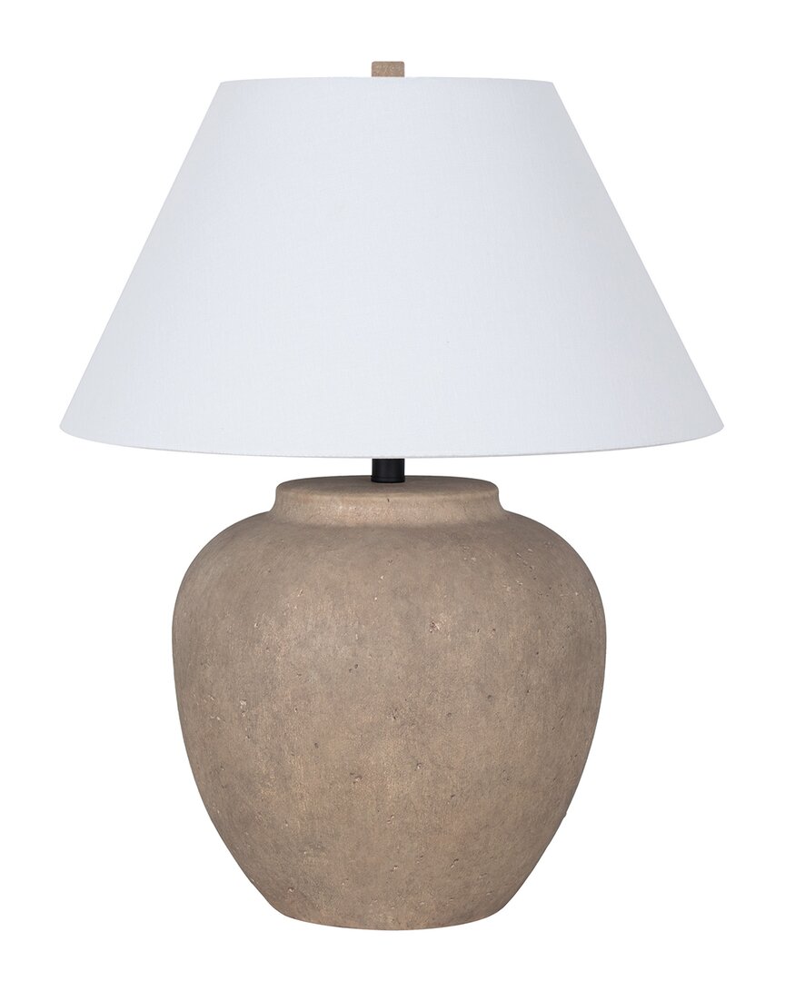Lamps Per Se 26in Ceramic Table Lamp With Linen Shade