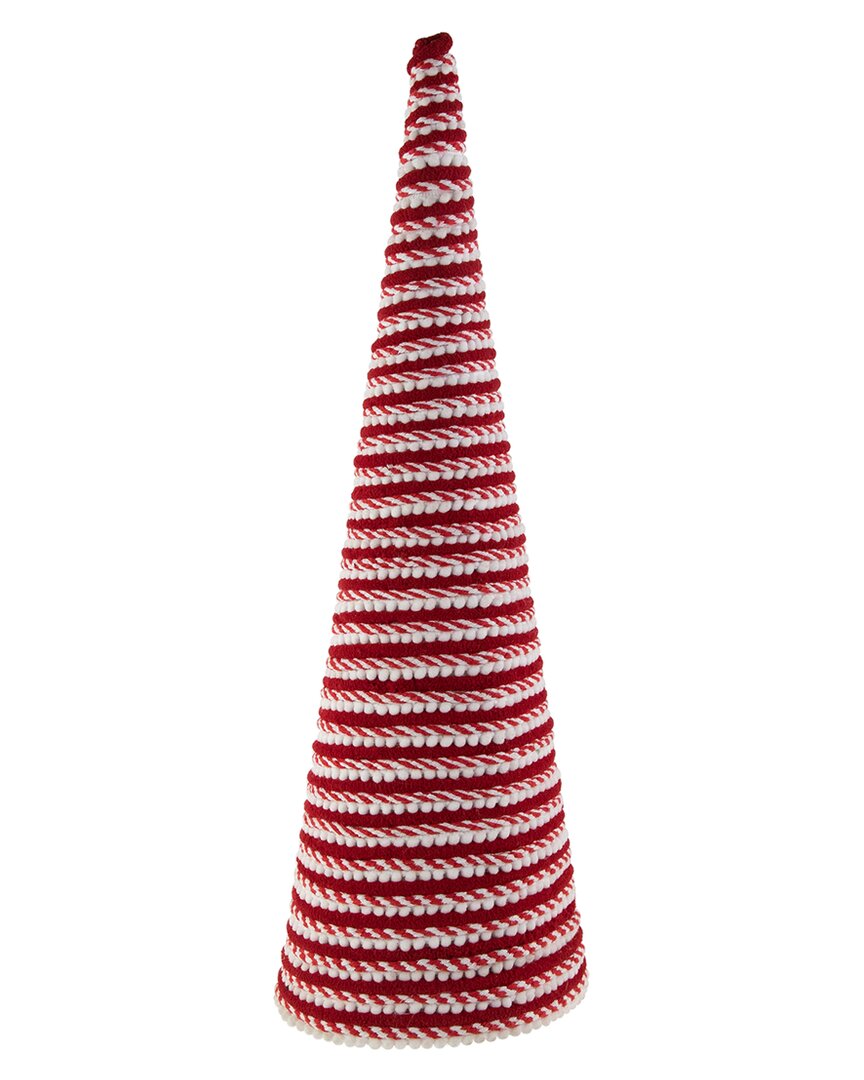 Northlight 19.5in Candy Cane Swirled Christmas Cone Tree
